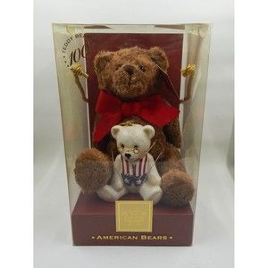 Lenox American Bears 100th Anniversary Stuffed Animal Plush Ornament Patriotic